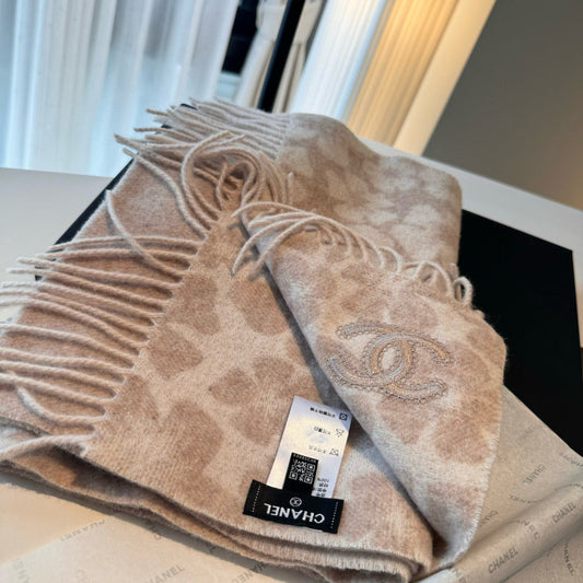 ШАРФ CHANEL 25S 180 З КАШМІРУ 989899