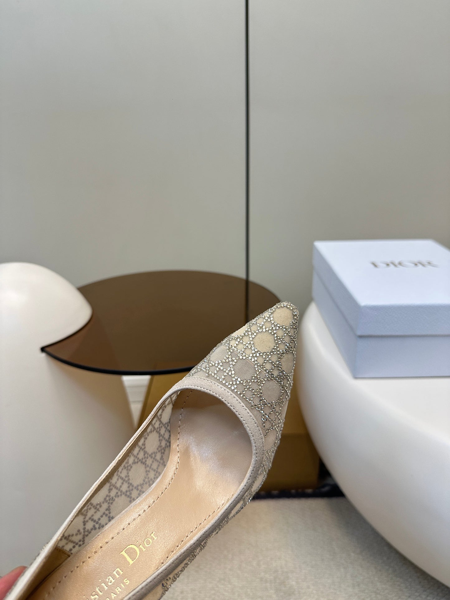 HIGH HEELS PUMP IN CAMEL BEIGE LAMB SUEDE 10 CM - 35