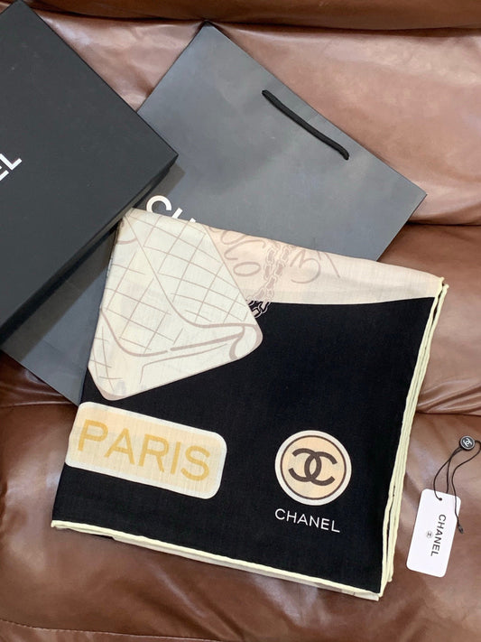 CHANEL 25S ШАРФ 135 З КАШМІРУ 991651