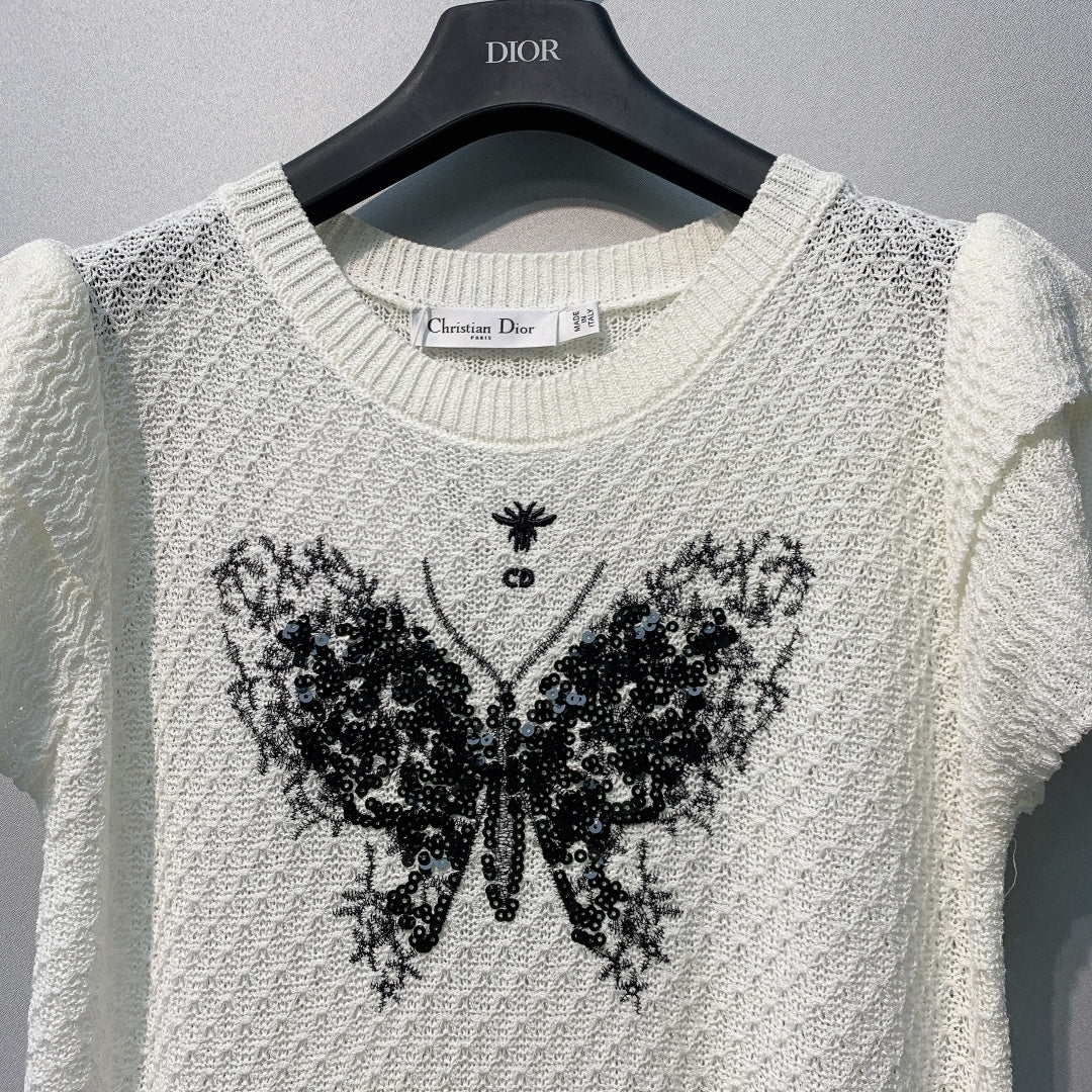 DIOR 26S SHORT-SLEEVE SWEATER 1153