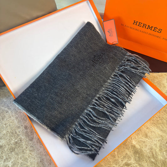 ШАРФ HERMES 25S 180 З КАШМІРУ 987739