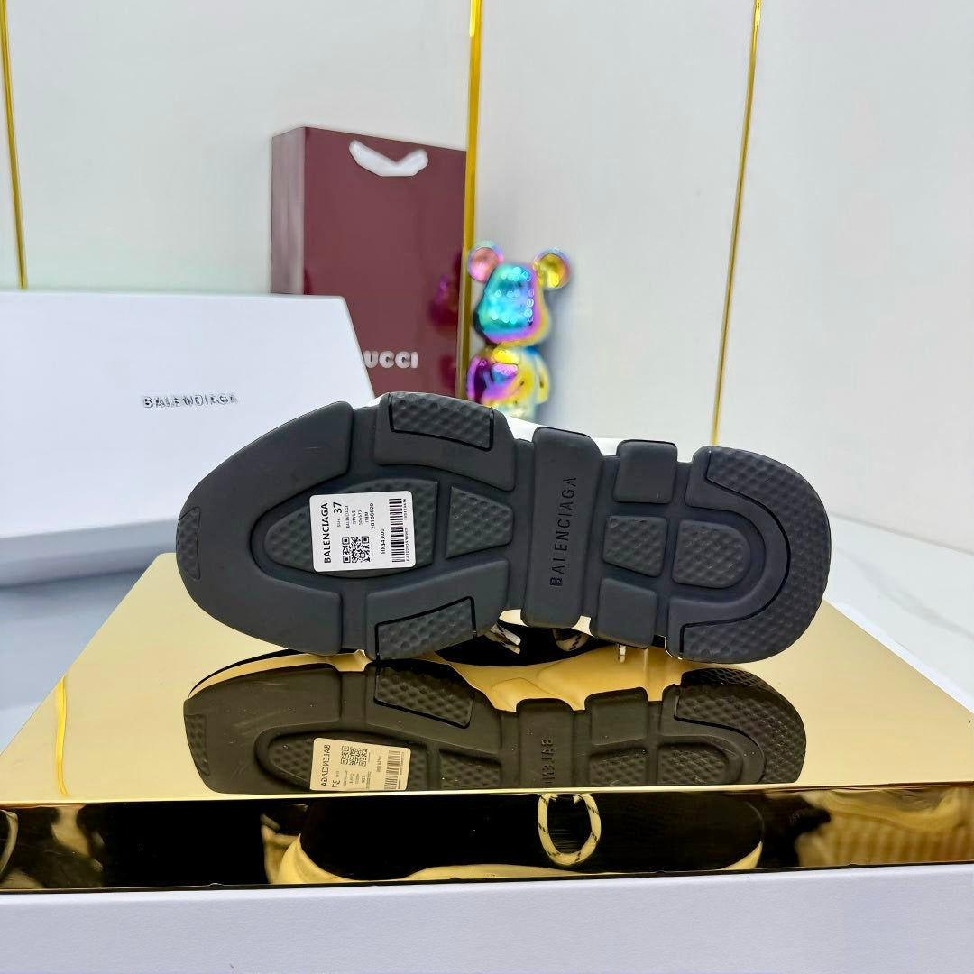 BALENCIAGA 25S SPEED 2.0 LACE-UP SNEAKERS IN BLACK KNITTED STYLE 2 - 35