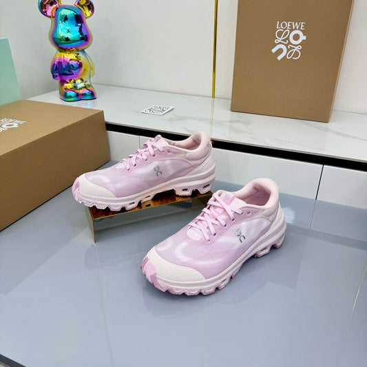 Кросівки LOEWE 26S RUNNING SNEAKERS З СІТКИ СВІТЛО-РОЖЕВОГО КОЛЬОРУ