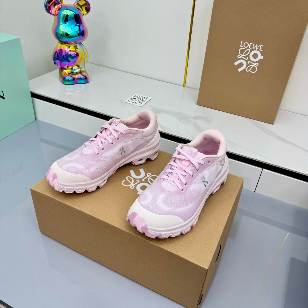 Кросівки LOEWE 26S RUNNING SNEAKERS З СІТКИ СВІТЛО-РОЖЕВОГО КОЛЬОРУ