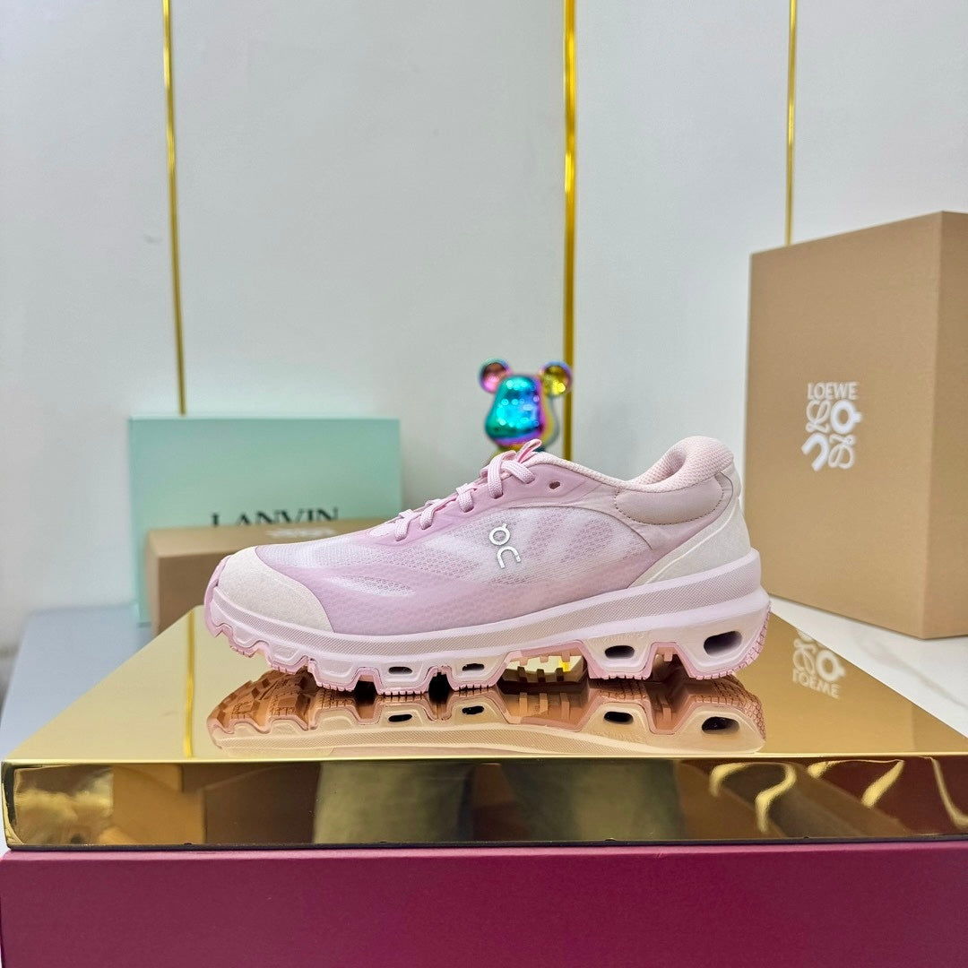 Кросівки LOEWE 26S RUNNING SNEAKERS З СІТКИ СВІТЛО-РОЖЕВОГО КОЛЬОРУ