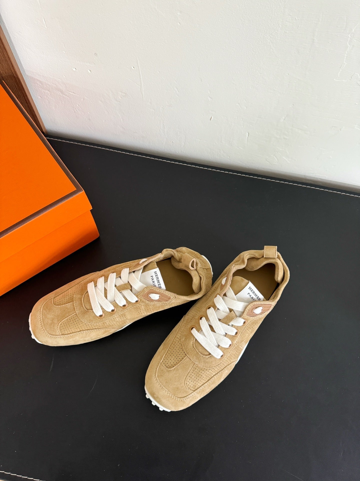 SKATEBOARD SHOES COPPER COLOR SUEDE - 35