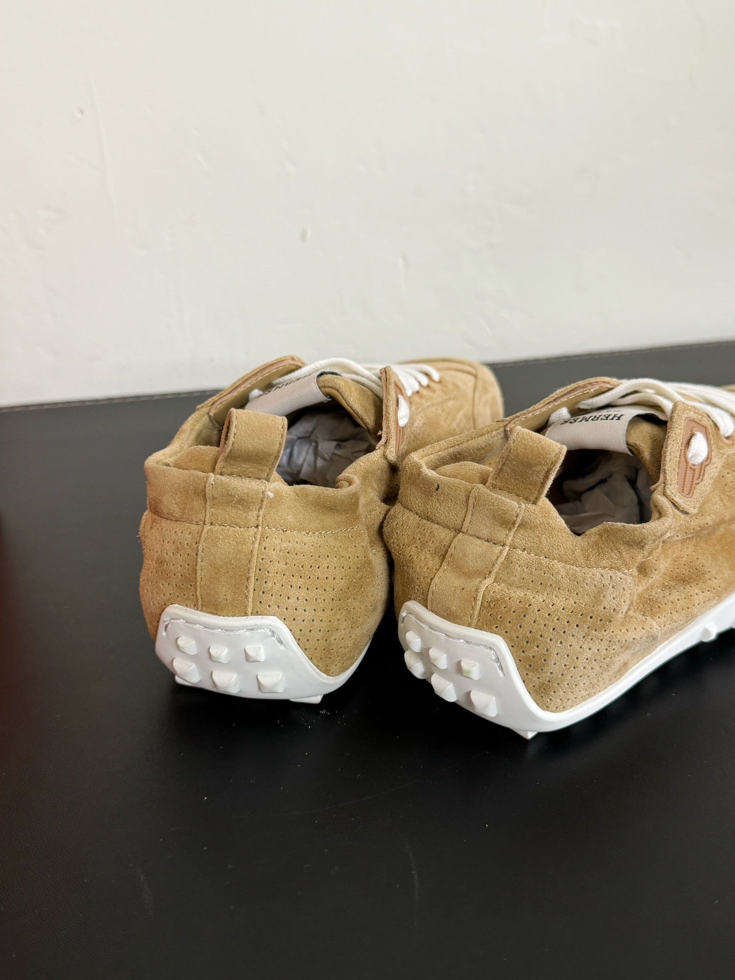 SKATEBOARD SHOES COPPER COLOR SUEDE - 35