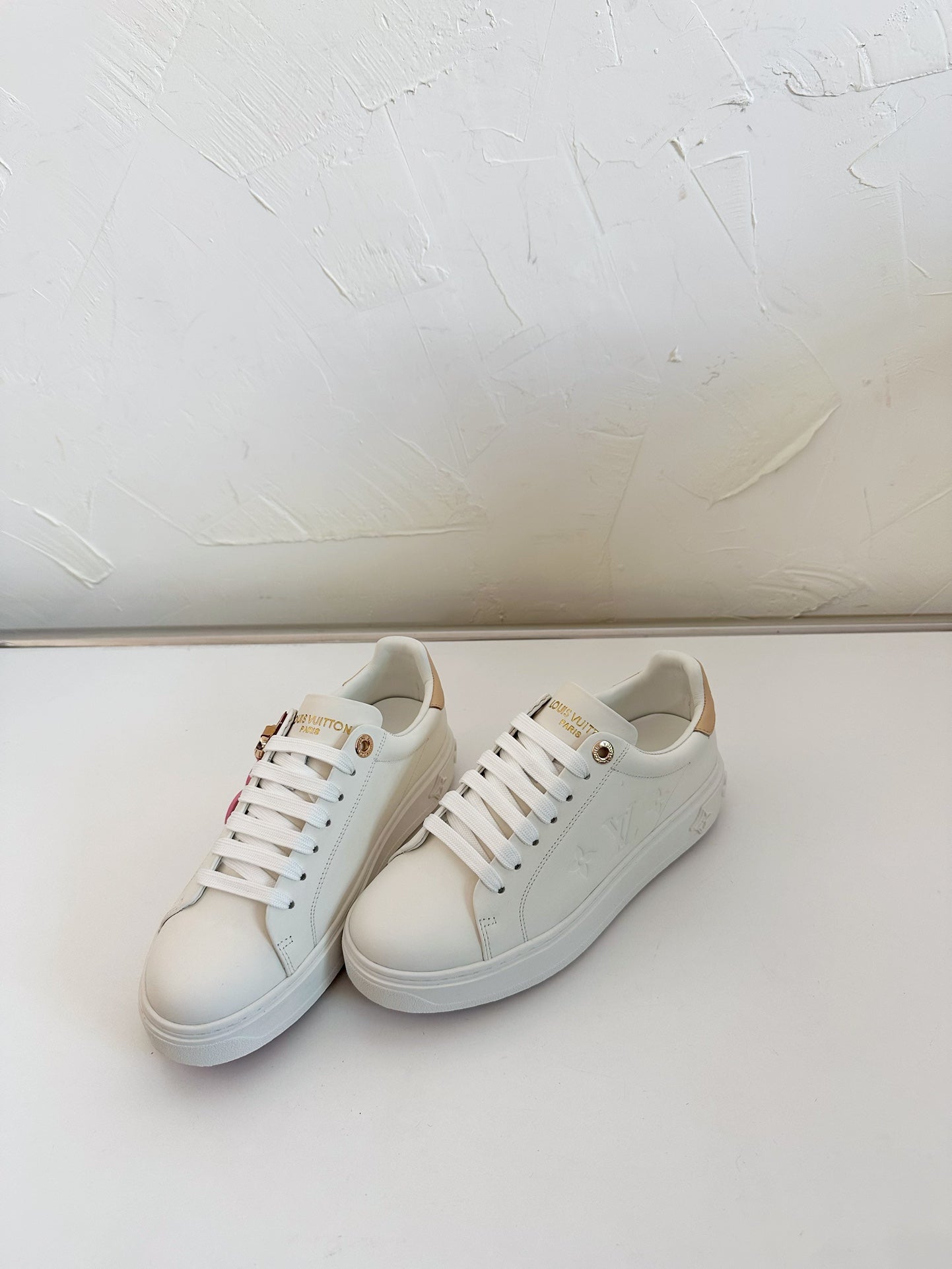 TIME OUT SNEAKER IN WHITE CALFSKIN - 35