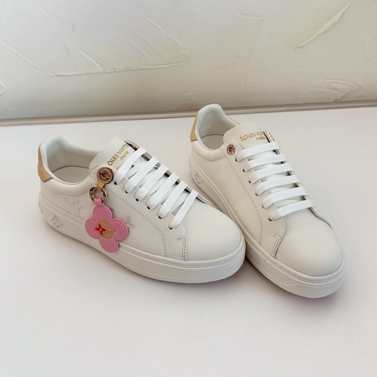 TIME OUT SNEAKER IN WHITE CALFSKIN - 35