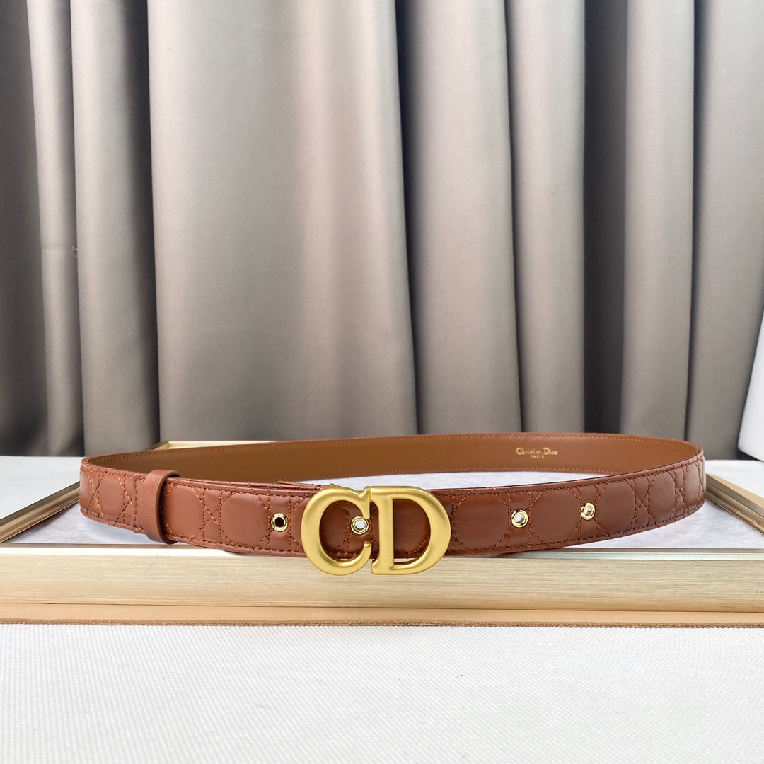 DIOR 25S BELT 30 MM IN BROWN CALFSKIN 564809 - 30