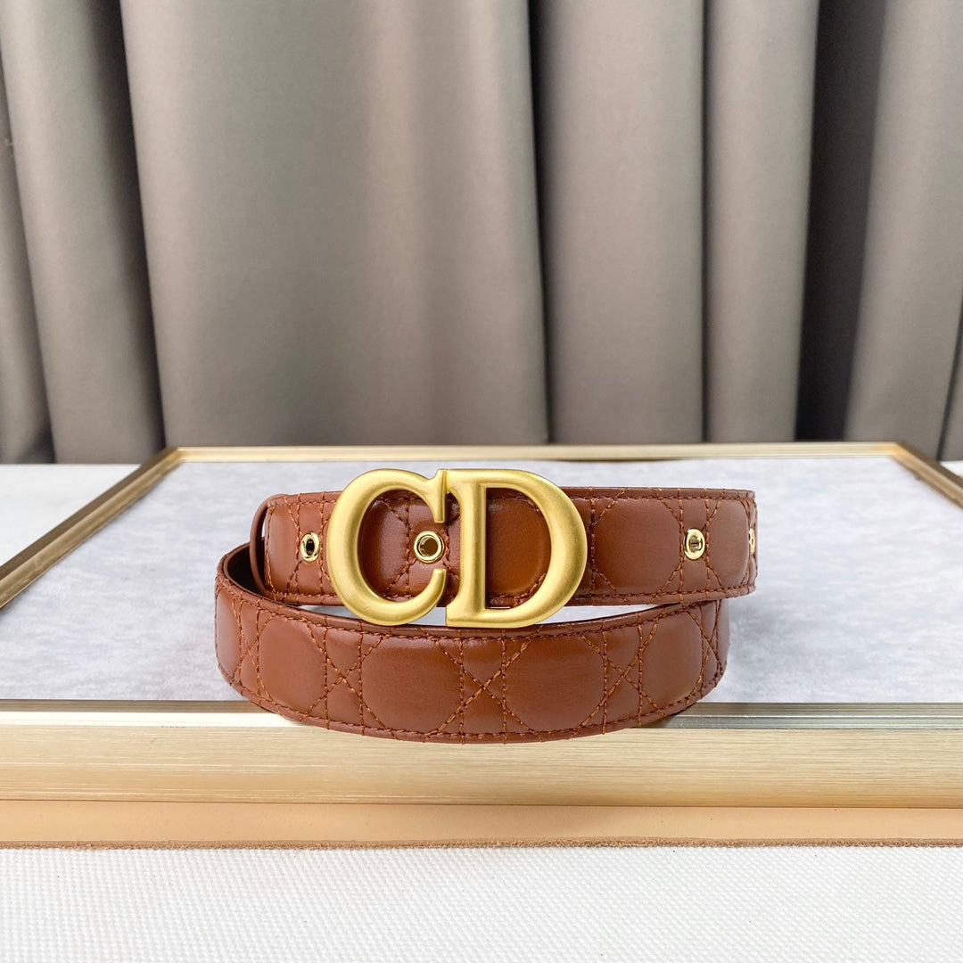 DIOR 25S BELT 30 MM IN BROWN CALFSKIN 564809 - 30
