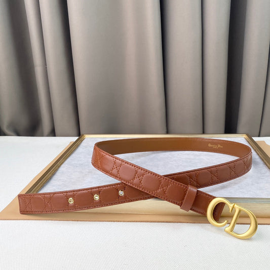 DIOR 25S BELT 30 MM IN BROWN CALFSKIN 564809 - 30