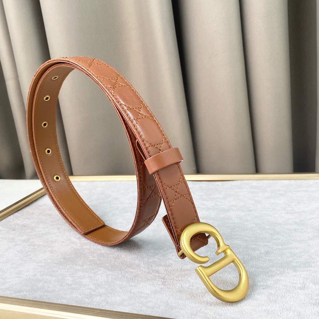 DIOR 25S BELT 30 MM IN BROWN CALFSKIN 564809 - 30