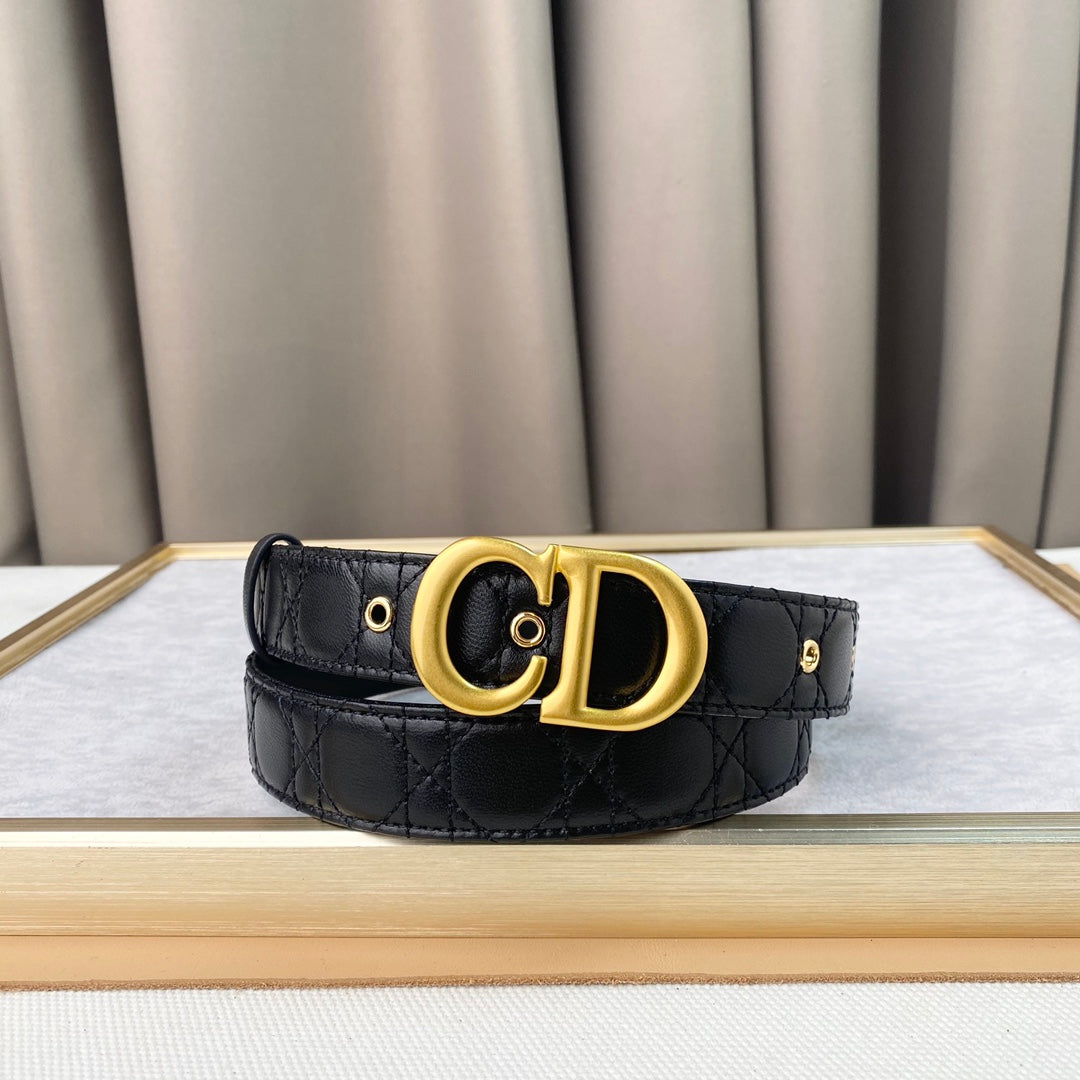 DIOR 25S BELT 30 MM IN BLACK CALFSKIN 564810 - 30