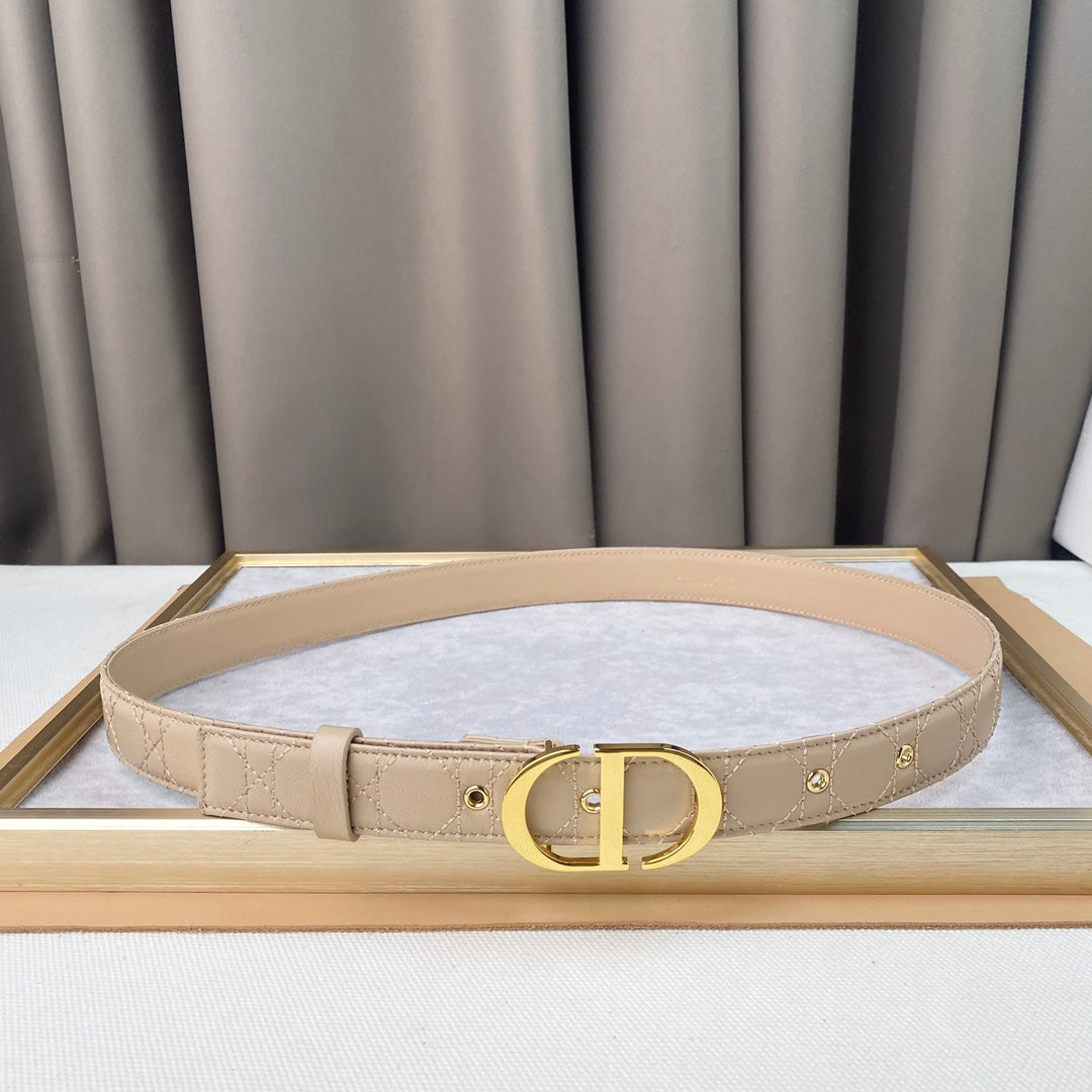 DIOR 25S BELT 30 MM IN BEIGE CALFSKIN 564811 - 30