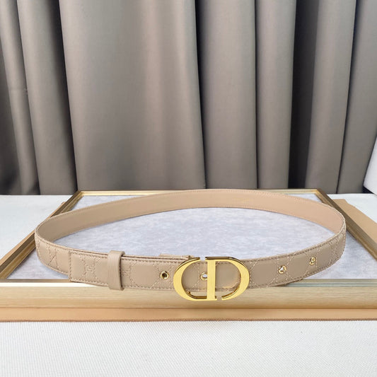 DIOR 25S BELT 30 MM IN BEIGE CALFSKIN 564811 - 30