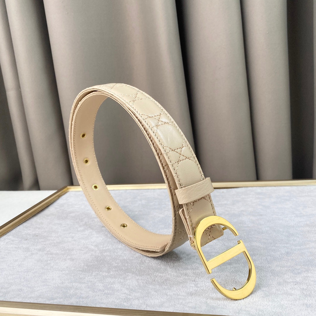 DIOR 25S BELT 30 MM IN BEIGE CALFSKIN 564811 - 30