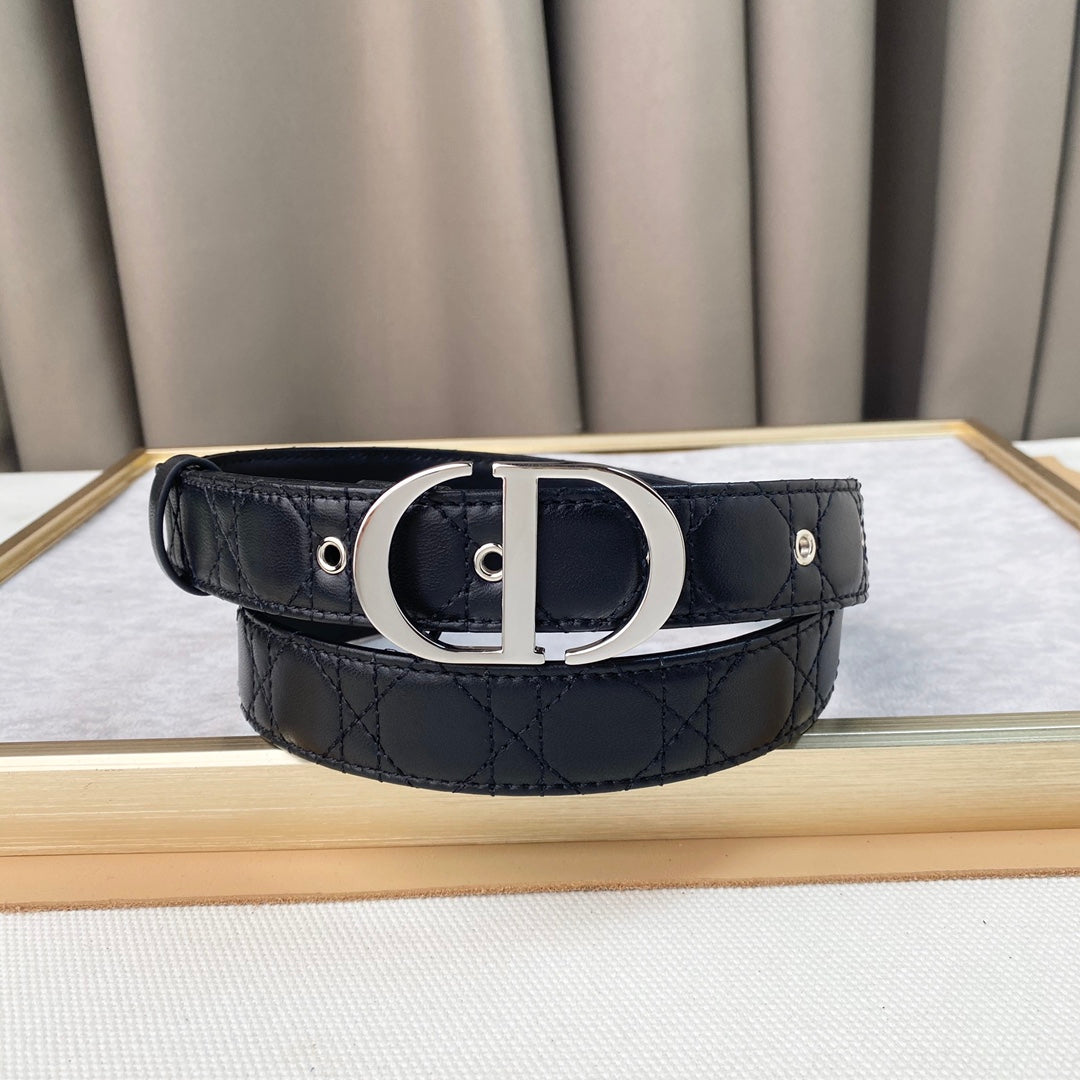 DIOR 25S BELT 30 MM IN BLACK CALFSKIN 564812 - 30