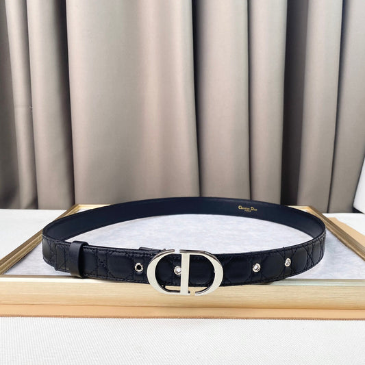 DIOR 25S BELT 30 MM IN BLACK CALFSKIN 564812 - 30