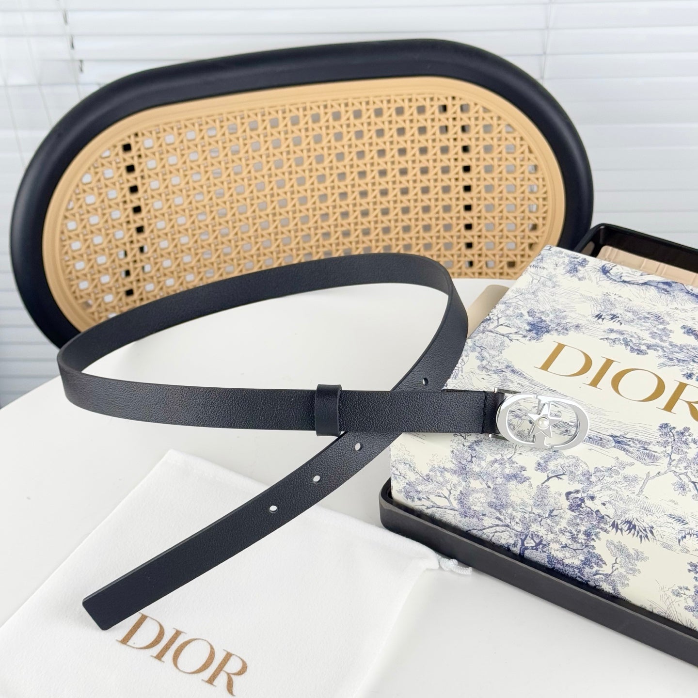 DIOR 25S BELT 20 MM IN BLACK CALFSKIN 564604 - 30
