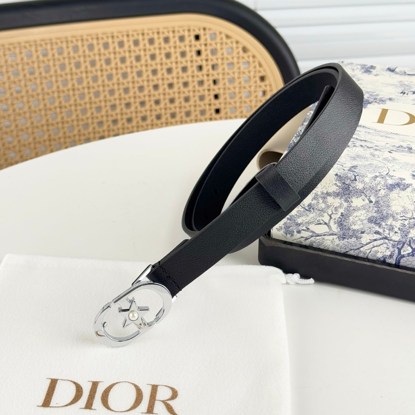 DIOR 25S BELT 20 MM IN BLACK CALFSKIN 564604 - 30