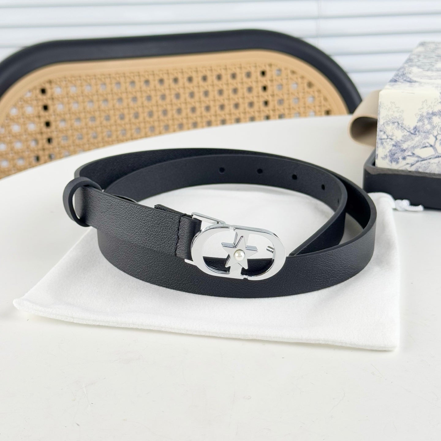 DIOR 25S BELT 20 MM IN BLACK CALFSKIN 564604 - 30