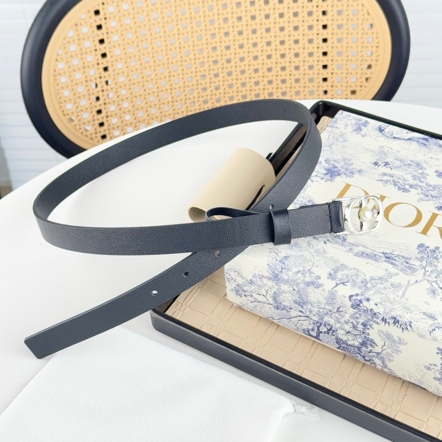 DIOR 25S BELT 20 MM IN BLACK CALFSKIN 564606 - 30