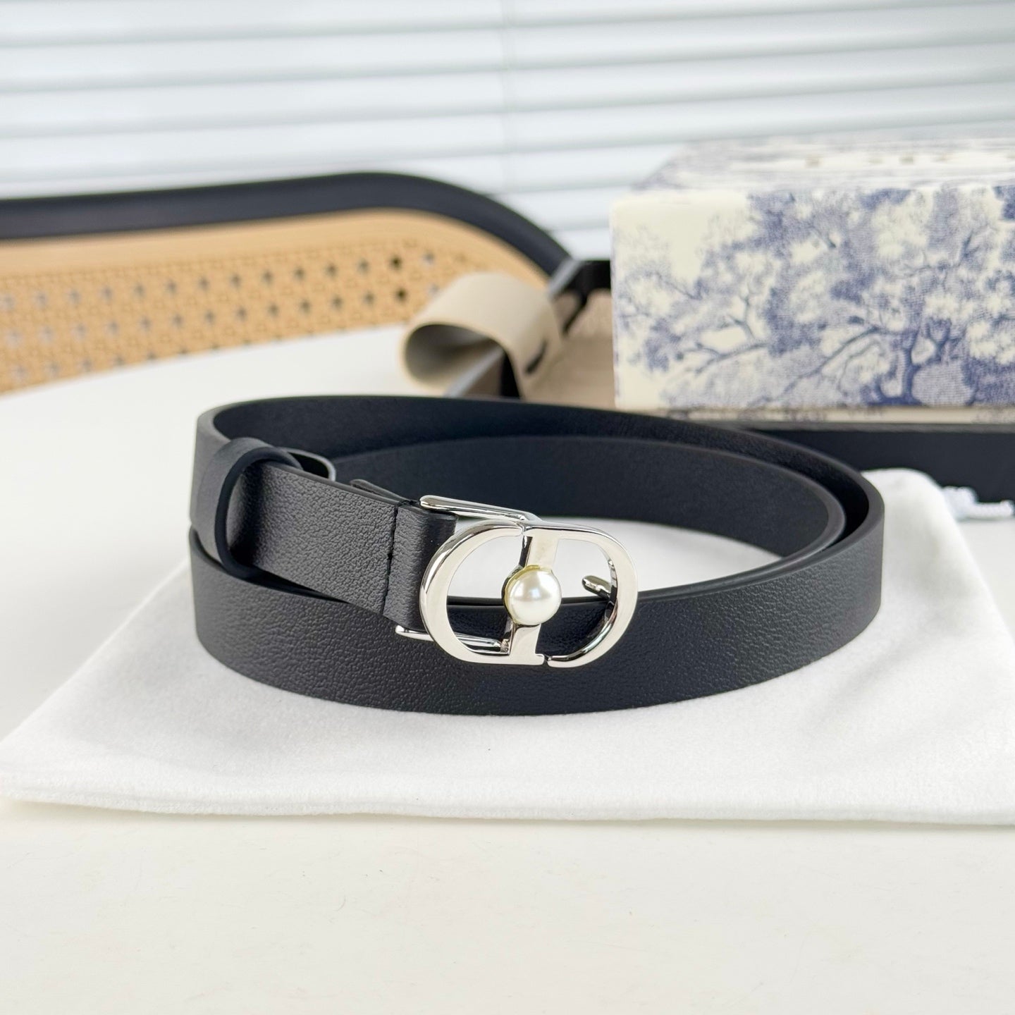 DIOR 25S BELT 20 MM IN BLACK CALFSKIN 564606 - 30