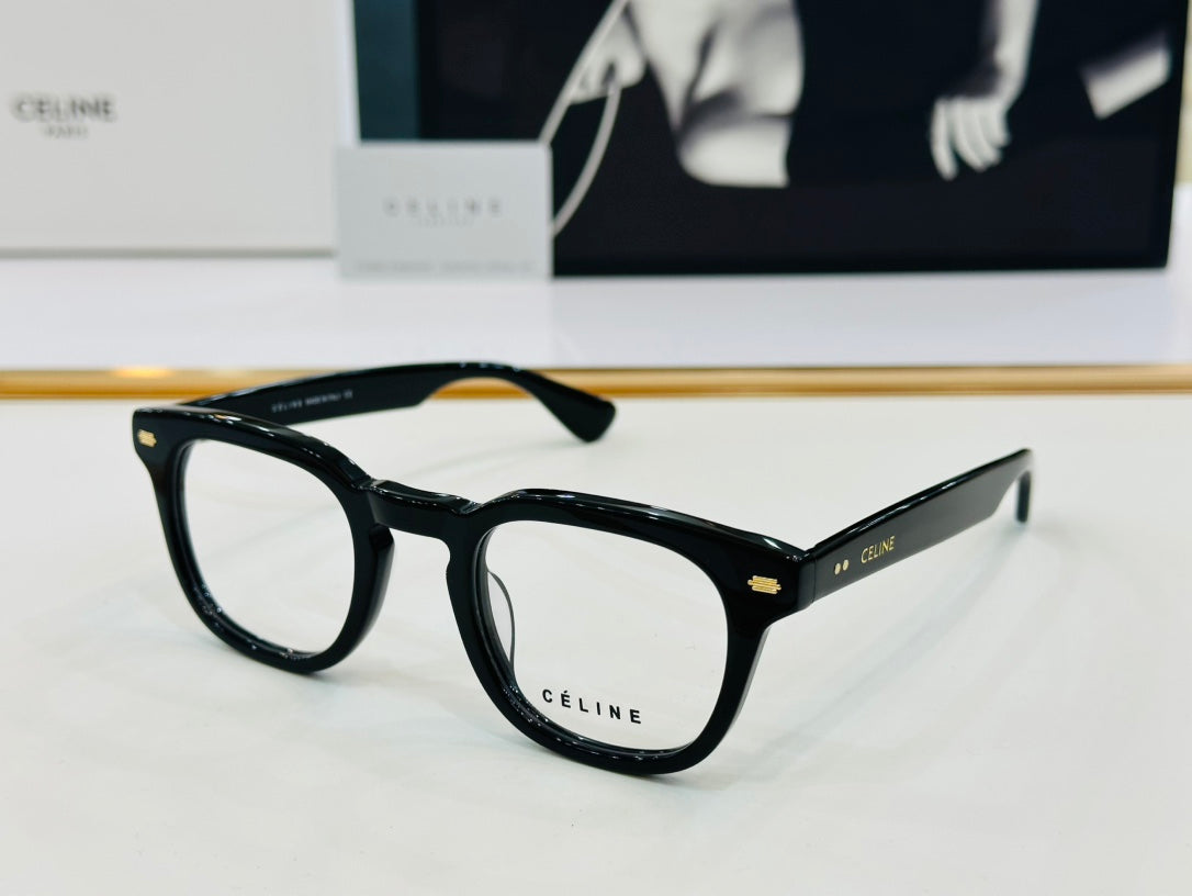 TRIOMPHE SUNGLASS CL1033 IN ACETATE - Black/Silver Logo