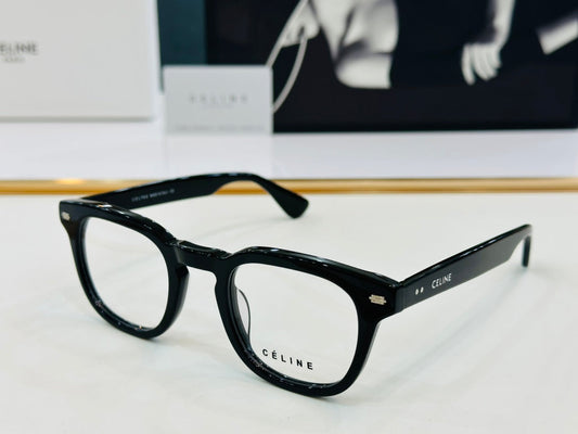 TRIOMPHE SUNGLASS CL1033 IN ACETATE - Black/Silver Logo
