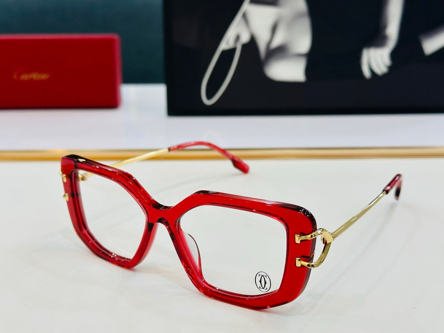 SQUARE FRAME SUNGLASSES CT0531S IN ACETATE AND METAL - Baby green