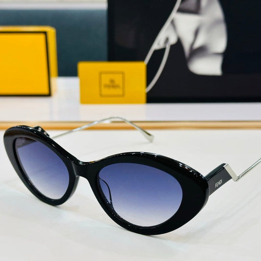 FF DIAMONDS CAT-EYE FRAME SUNGLASSES E3019 IN ACETATE - Purple