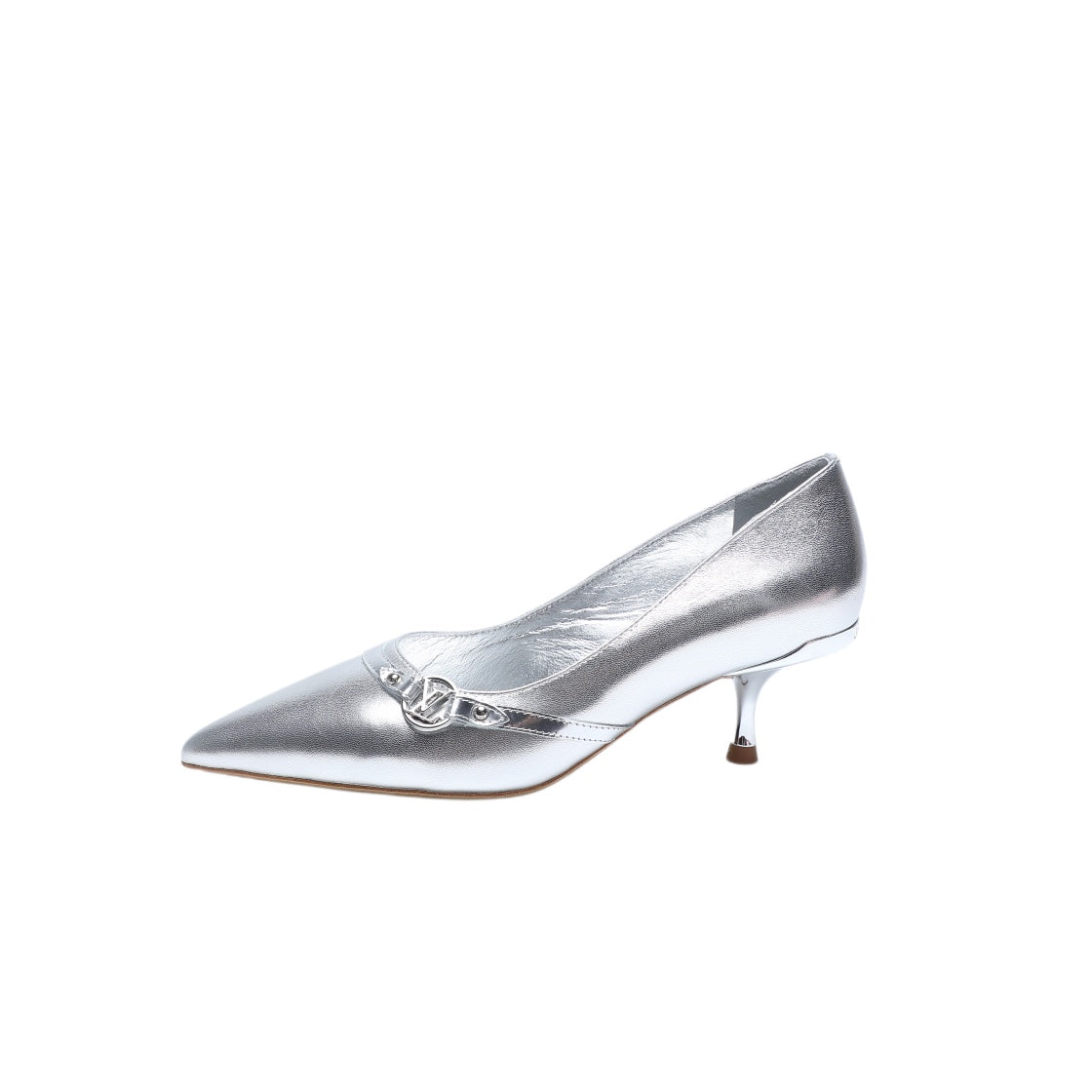 6AM HIGH HEELS 55 MM IN SILVER LAMBSKIN - 34