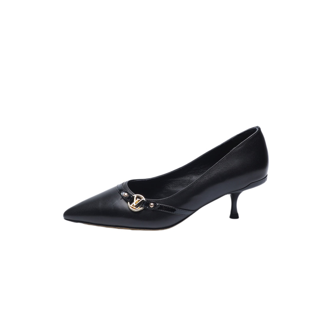 6AM HIGH HEELS 55 MM IN BLACK LAMBSKIN - 34