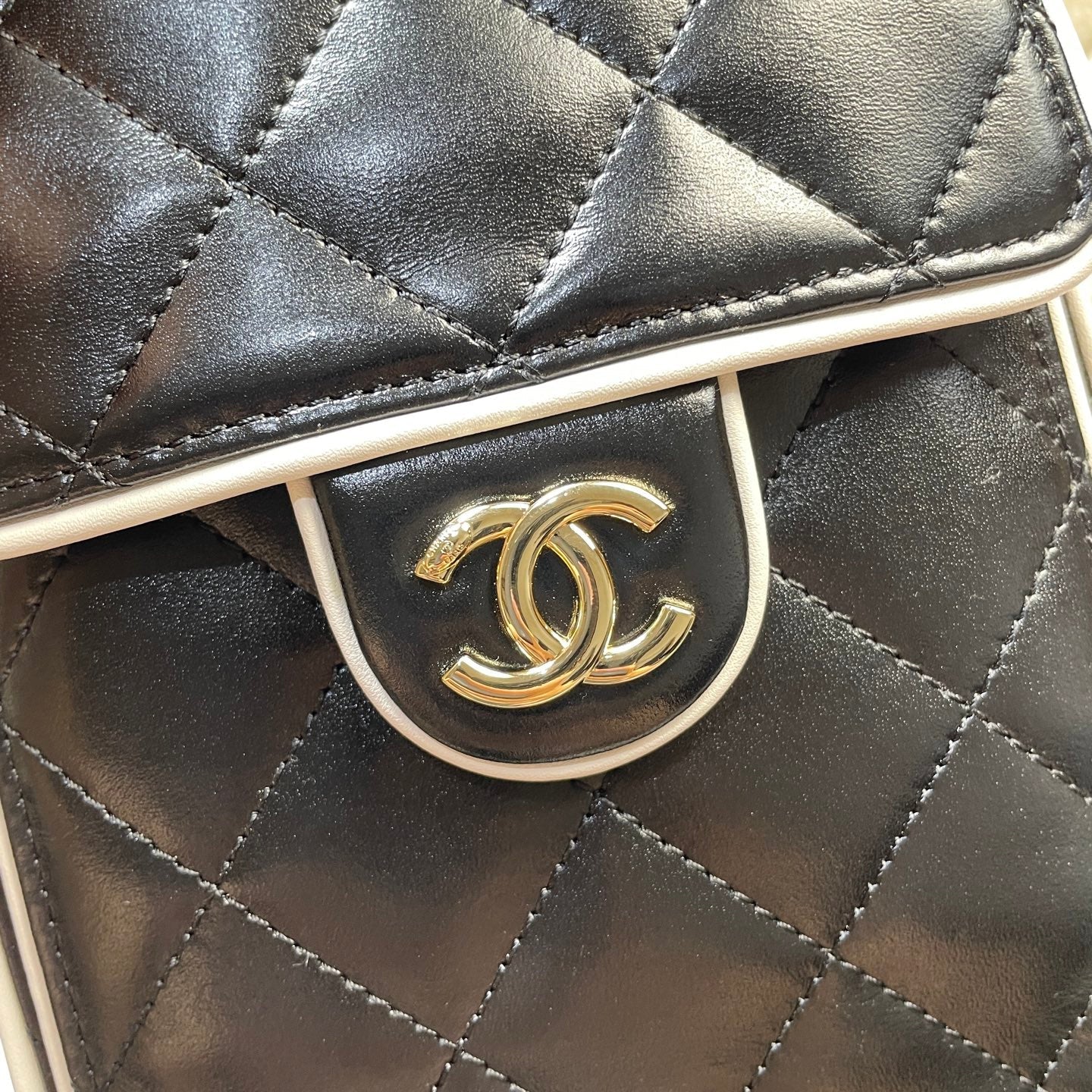 CHANEL 26S HOBO BAG 30 IN BLACK SMOOTH CALFSKIN