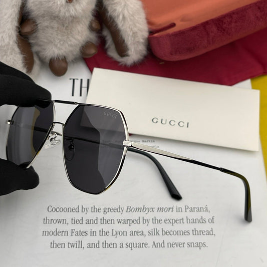 NAVIGATOR FRAME SUNGLASSES G2869 IN METAL - Silver