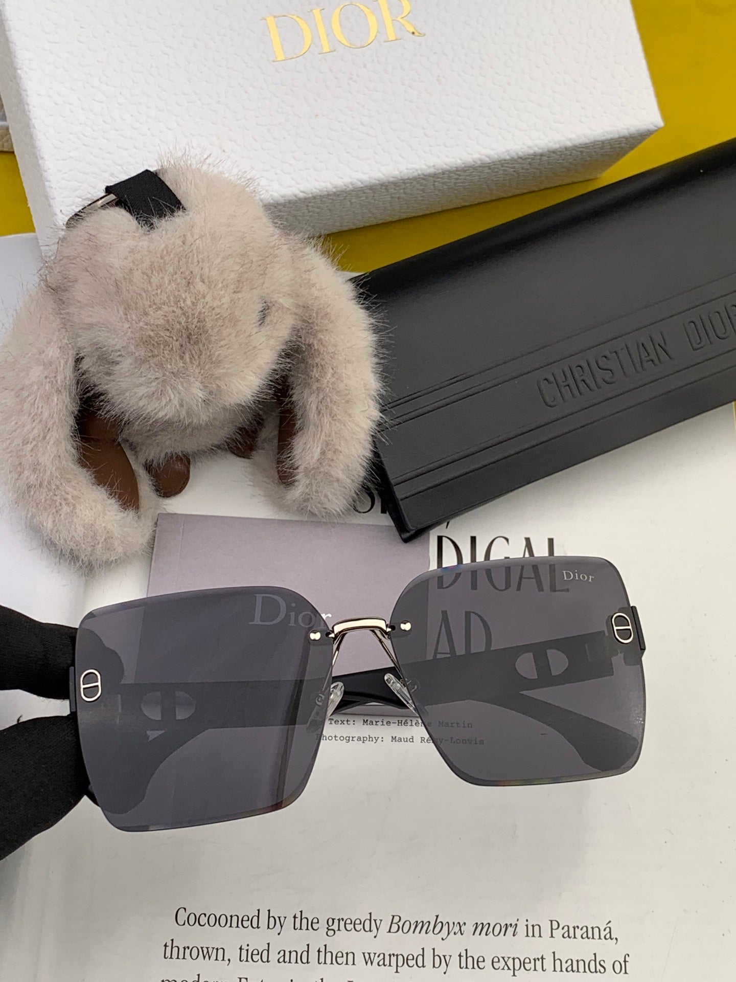 SIGNATURE SUNGLASS D3550 IN ACETATE - Beige