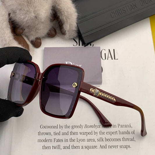 MONTAIGNE SUNGLASS D0991 IN ACETATE - Red