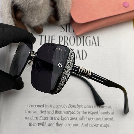 RUNWAY SQUARE SUNGLASSES M2100 IN ACETATE - Black
