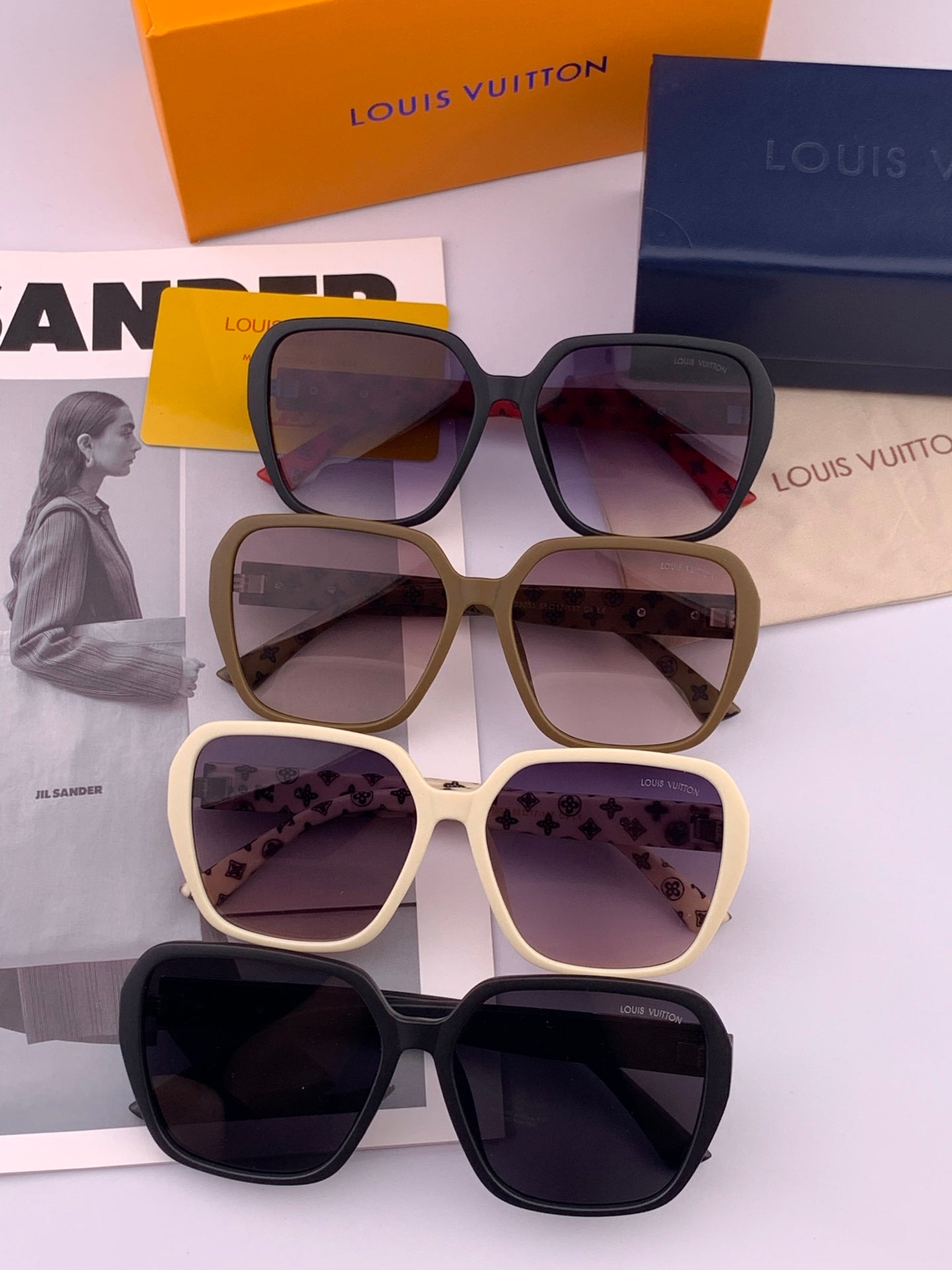 SIGNATURE ROUND SUNGLASSES L3305 IN ACETATE - Ivory