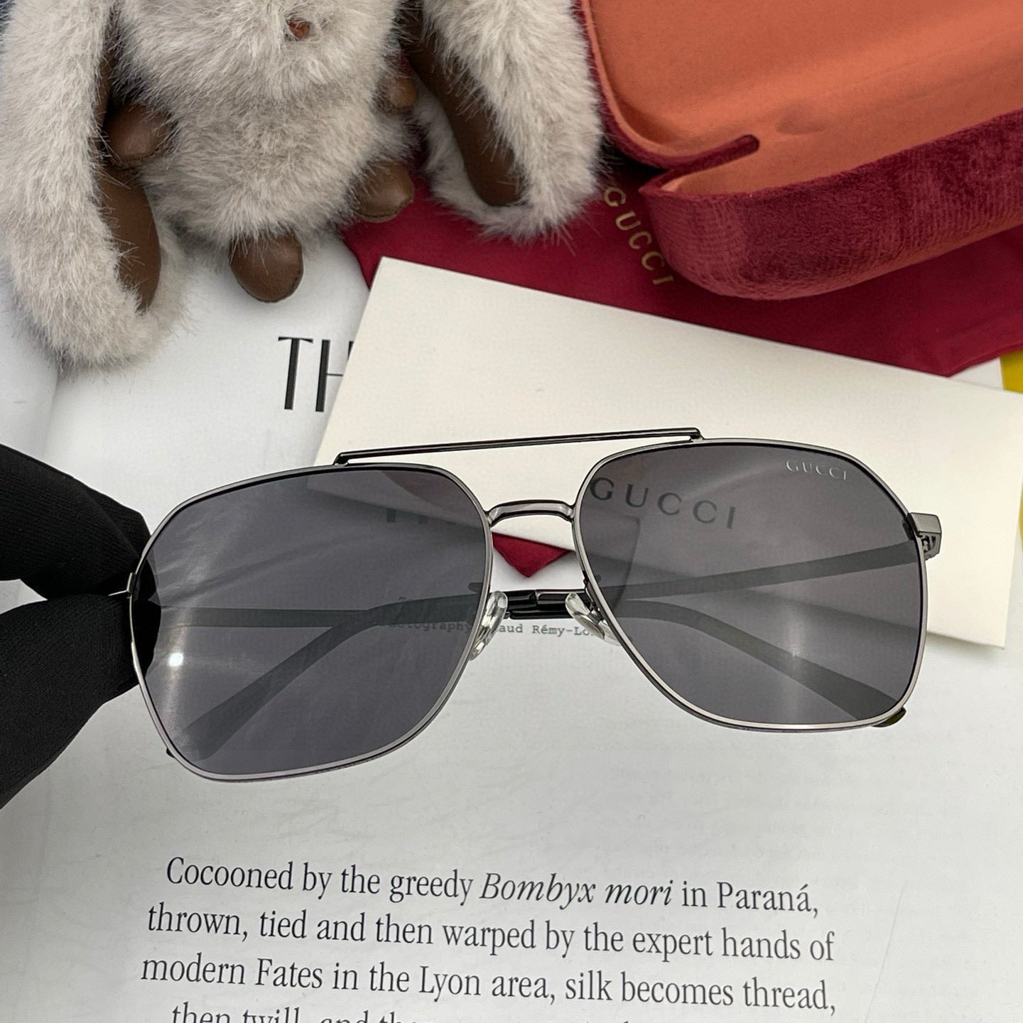 SQUARE FRAME SUNGLASSES 0863 IN METAL - Black