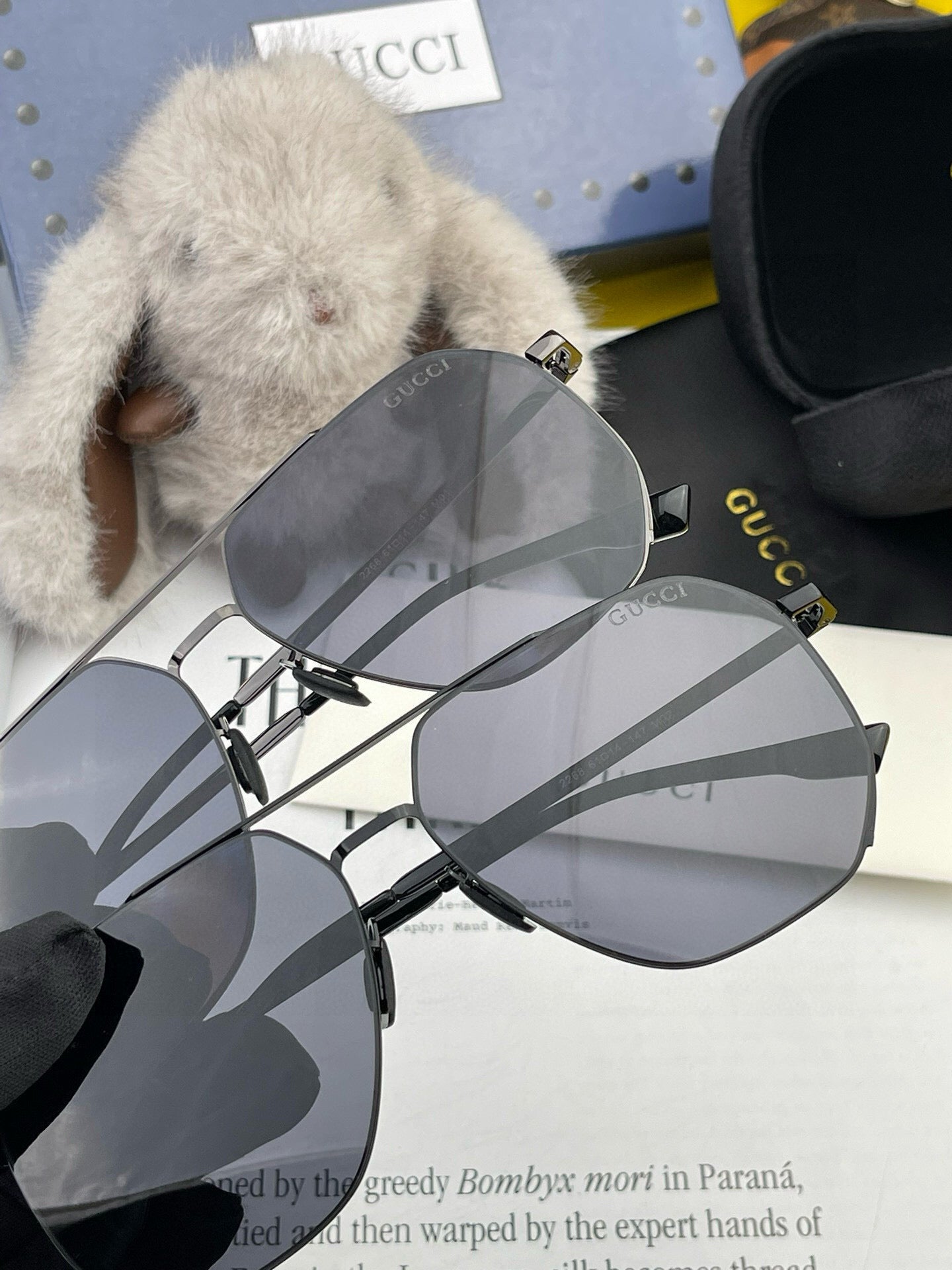 NAVIGATOR FRAME SUNGLASSES G8226 IN METAL - Black