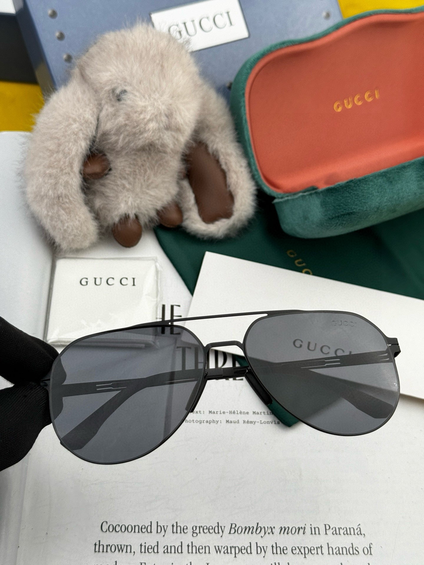 AVIATOR FRAME SUNGLASSES G139 IN METAL - Black