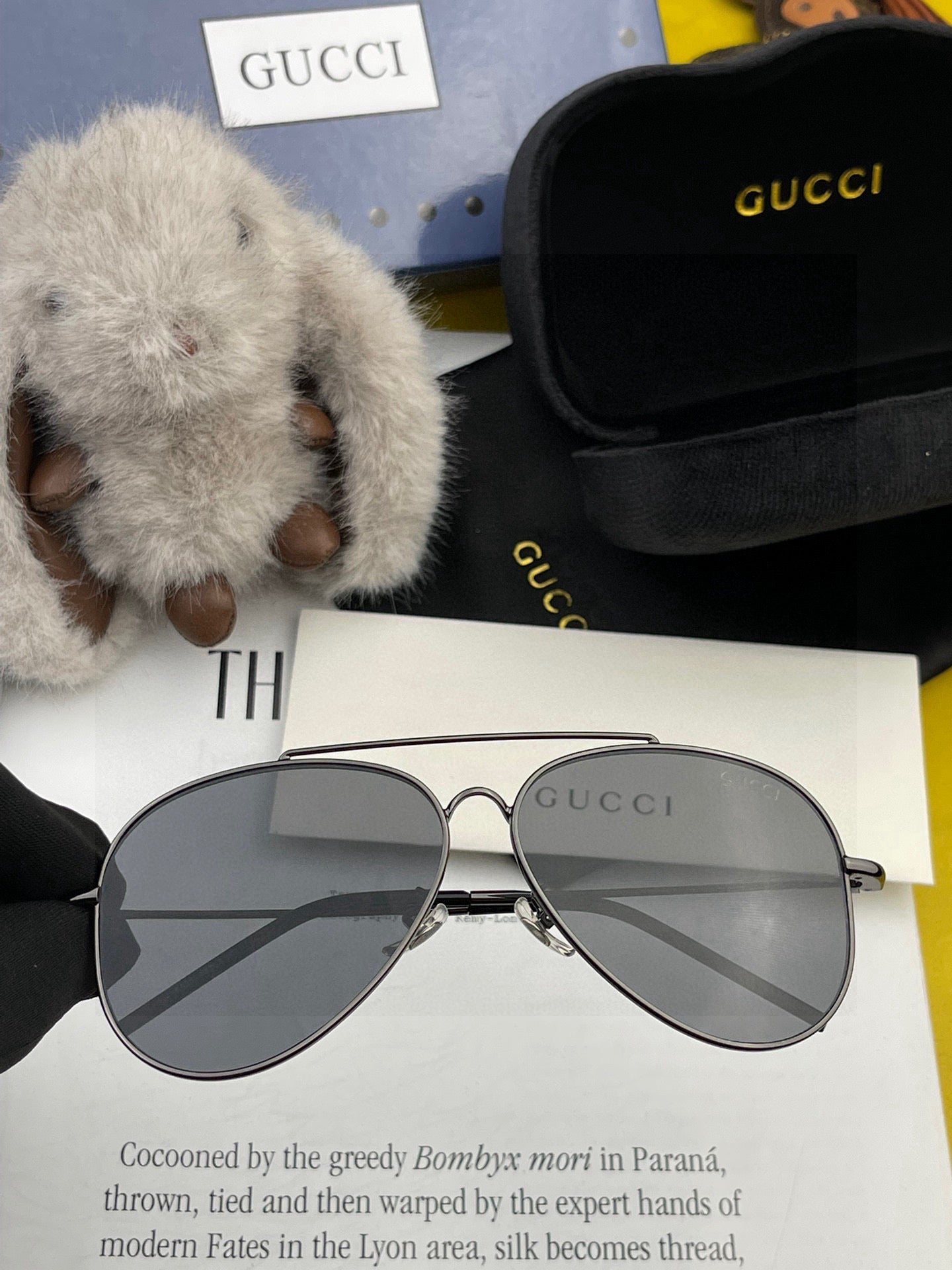 AVIATOR FRAME SUNGLASSES 1865 IN METAL - Black