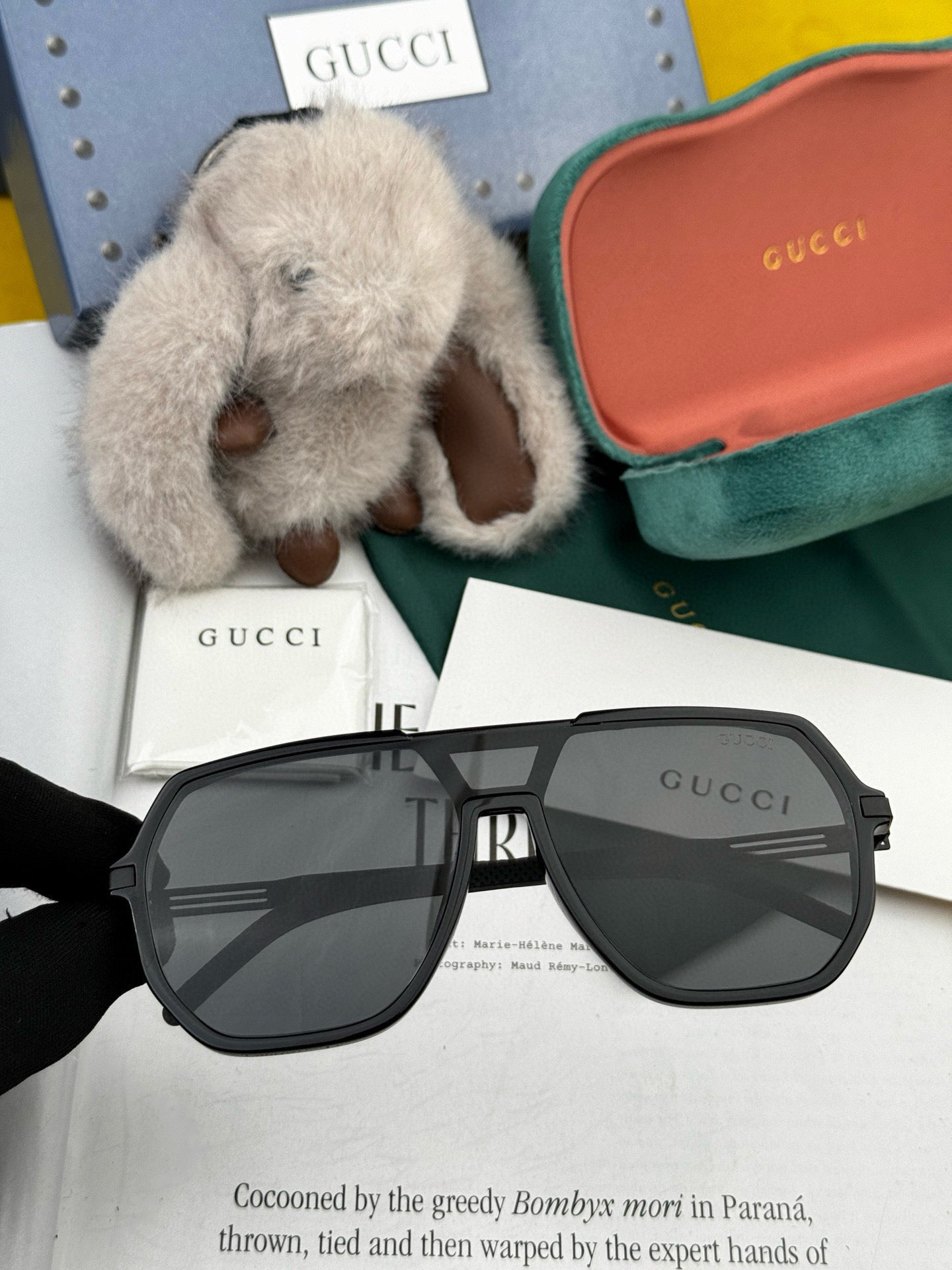 NAVIGATOR FRAME SUNGLASSES G811 IN ACETATE - Black