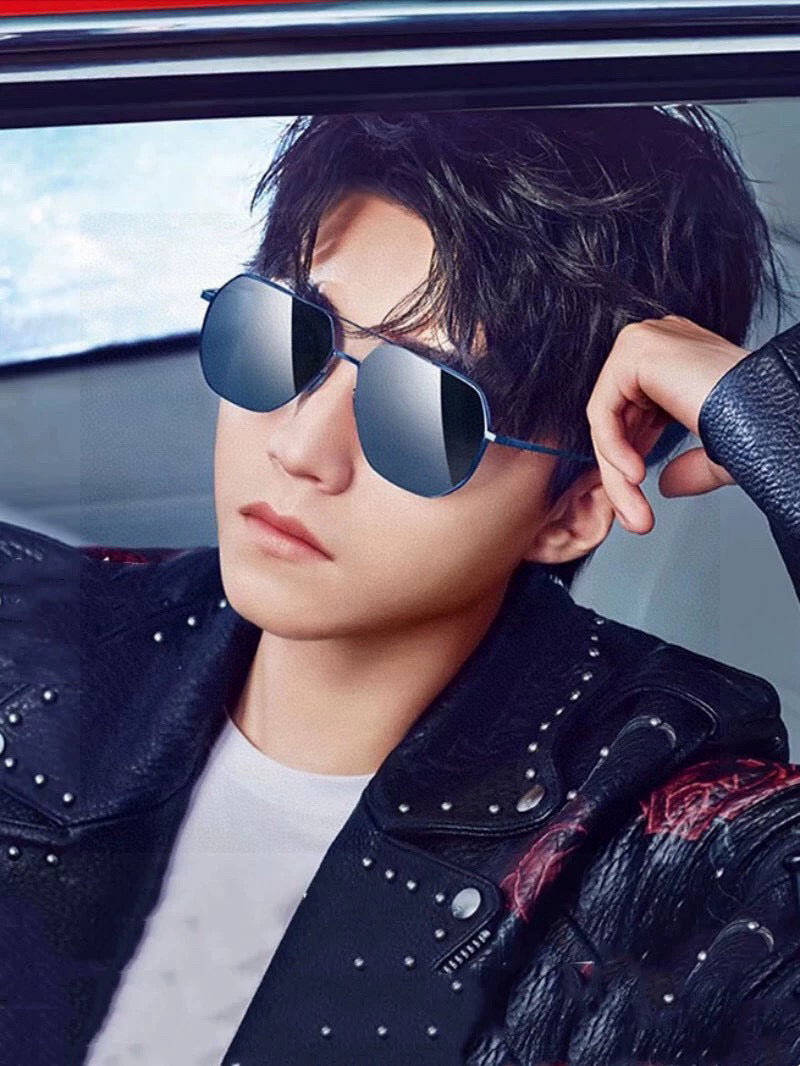 NAVIGATOR FRAME SUNGLASSES G0227 IN METAL - Black