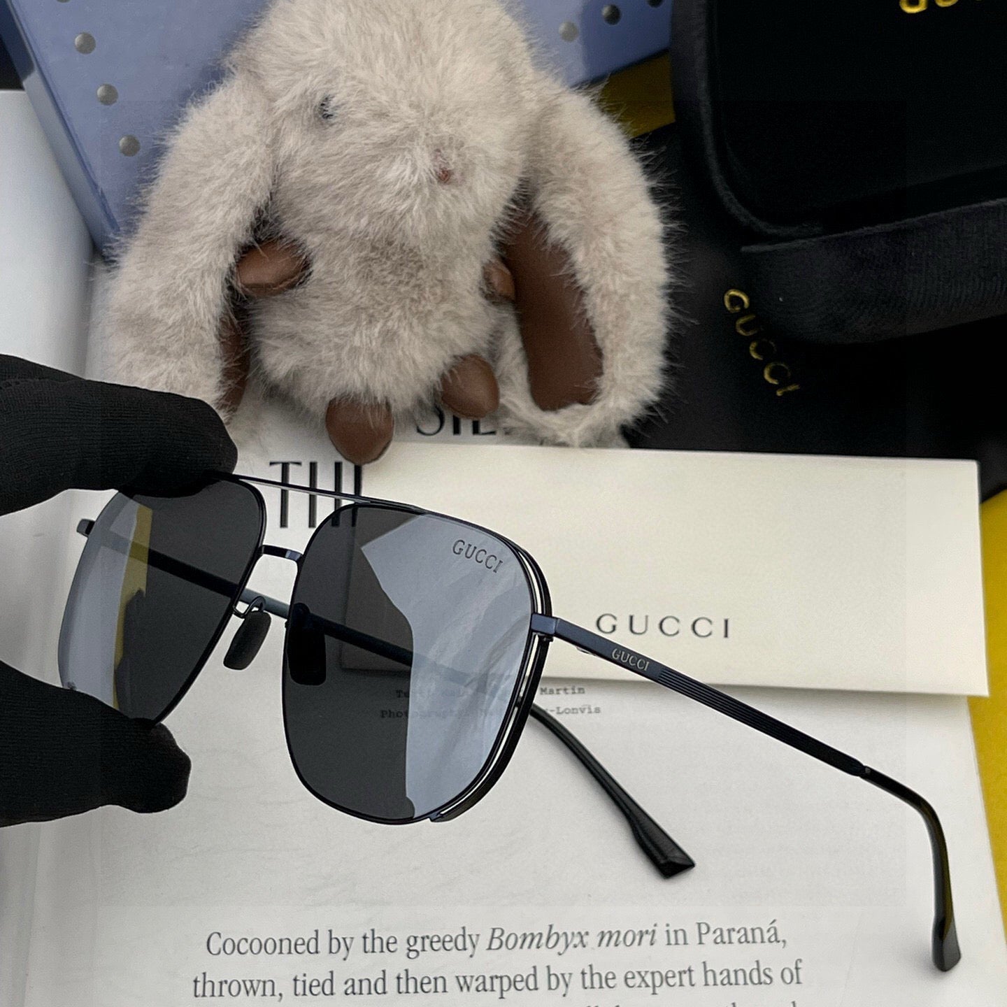 NAVIGATOR FRAME SUNGLASSES G0227 IN METAL - Black