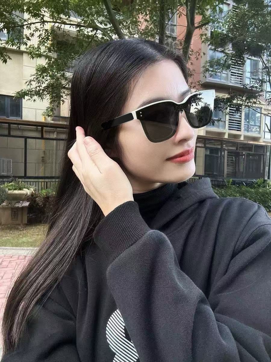 SQUARE FRAME SUNGLASSES G1110 IN ACETATE - White