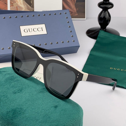 SQUARE FRAME SUNGLASSES G1110 IN ACETATE - White