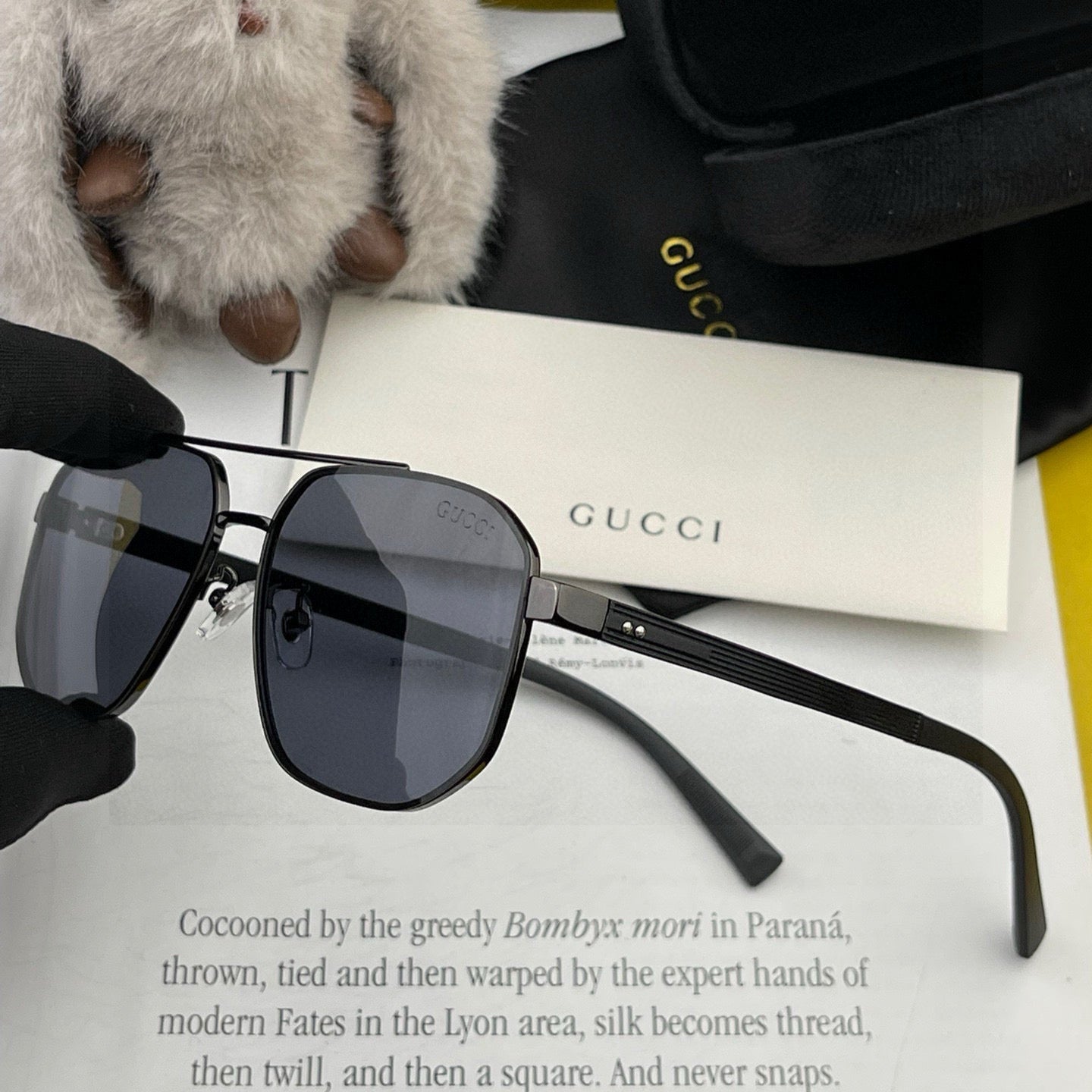 NAVIGATOR FRAME SUNGLASSES 0228 IN METAL - Dark grey